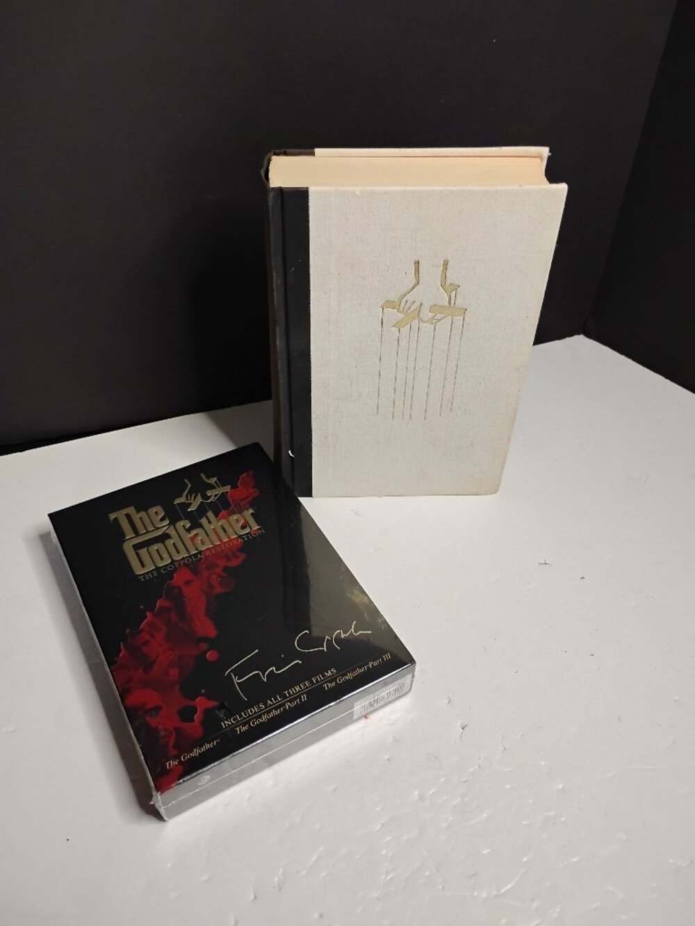 The Godfather 1st Edition 13th Impression Hardcover Book & New 4 Movie Set